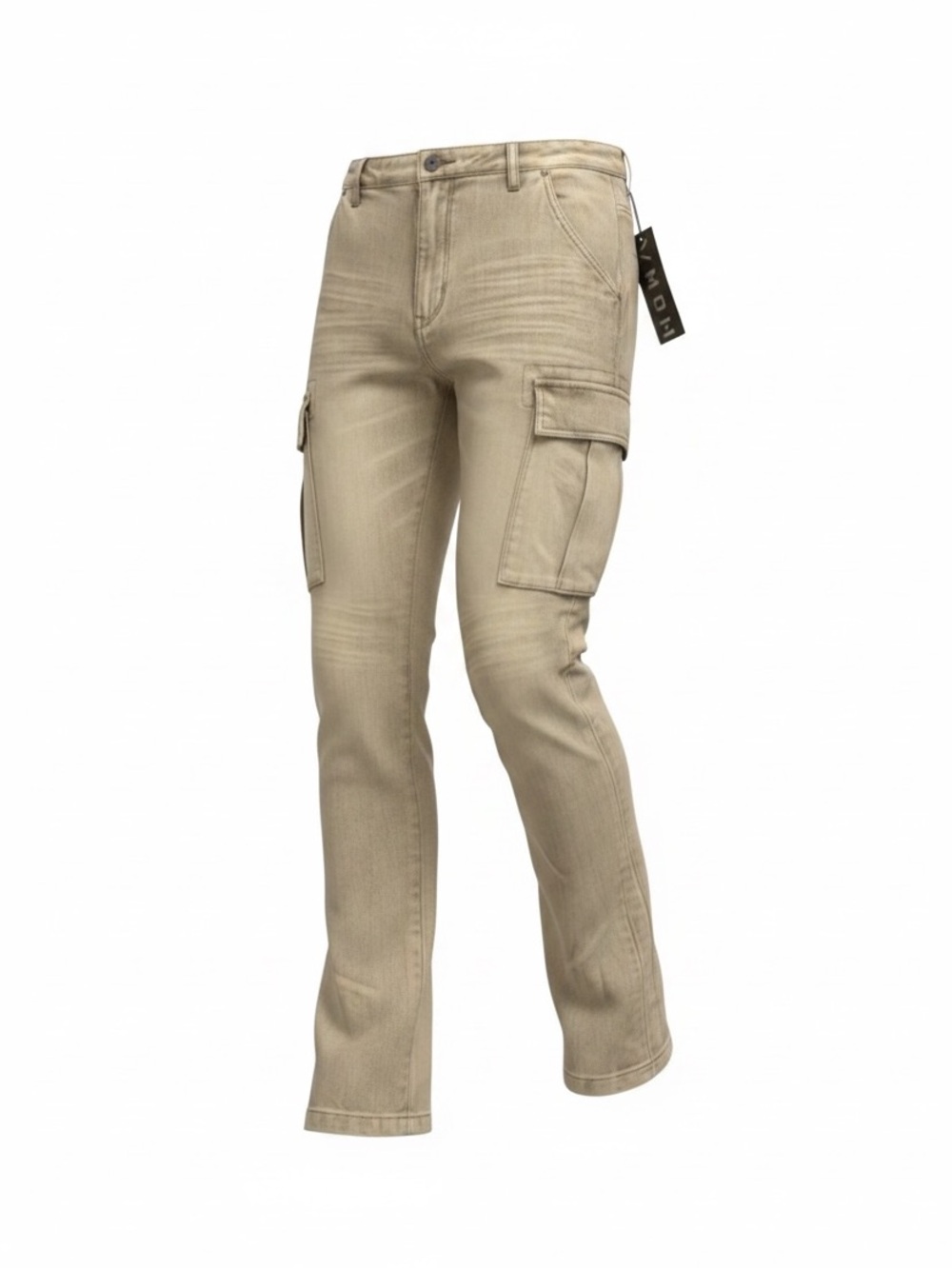 Anom Denim NWT Straight Cargo Jeans in Faded Blue
